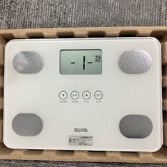 【ほぼ未使用】タニタ 体組成計 ホワイト BC-N01E-WHの画像