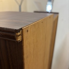 昭和レトロ　当時物　ヴィンテージキャビネット　収納棚　飾り棚の画像