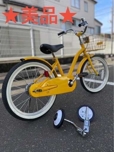 大幅値下げ⭐︎
美品 キッズ自転車 18インチ 補助輪付き すぐ乗れます