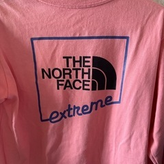 ノースフェイス ロンT ピンクの画像