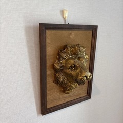 ライオン　壁掛け　オブジェ　雑貨の画像