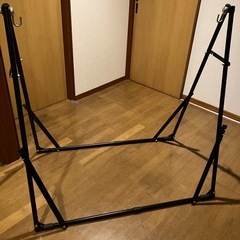 ハンモック 自立式 折りたたみハンモック キャンプ用品の画像