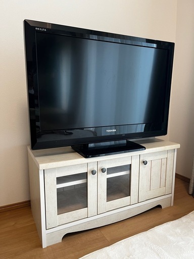 決定しました【美品】32型テレビ＋おしゃれテレビ台セット  すぐ使える◎ナチュラルインテリア