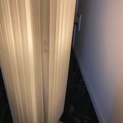 布シェード　フロアライトの画像