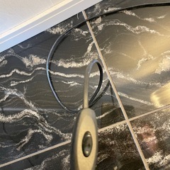 布シェード　フロアライトの画像