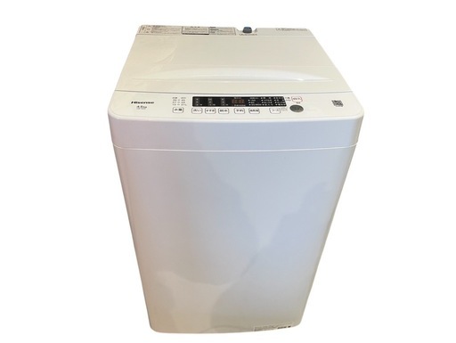【決まりました】【⭐️全額返金保証⭐️】◻︎【新品未使用】Hisense 全自動洗濯機 HW-K45L 2025年製