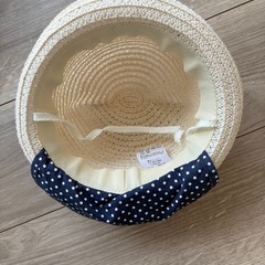 【美品・数回使用】キッズ用 帽子 46cmの画像