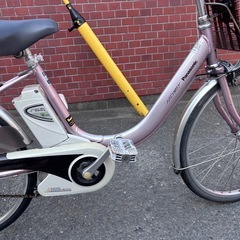 Panasonic 電動アシスト自転車 ピンクの画像