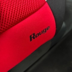 【美品】ジュニアシート ROUGE 赤 　　の画像