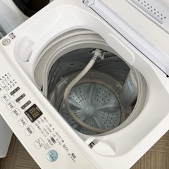 【超美品‼️】ハイセンス2020年製 4.5kg全自動洗濯機 エディオンモデル シャワー水流 ステンレス槽 ホワイト♪の画像