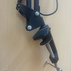 クランプ式 LEDデスクライト アームライト 卓上ライト ブラックの画像