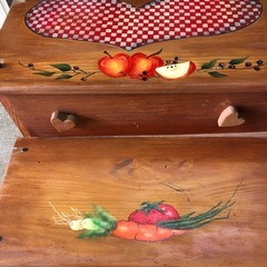 引き出し付き踏み台‼️昭和レトロ❣️超お買い得品❣️の画像