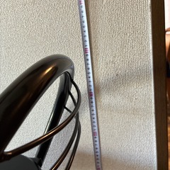 【300円】折りたたみ椅子（ブラック）コンパクト収納・キッチンや来客用に！の画像