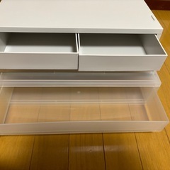 販売完了　
無印良品収納ケース２つセット(受け渡し予定者有)の画像