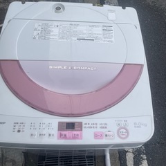 シャープ　6kg洗濯機の画像