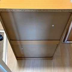 収納タンス　　木目調の画像