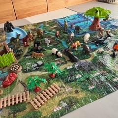 アニア　アニマルアドベンチャー　動物園&水族館シート付き　恐竜フィギュアの画像