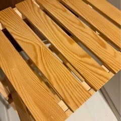 移動式木製ラックの画像