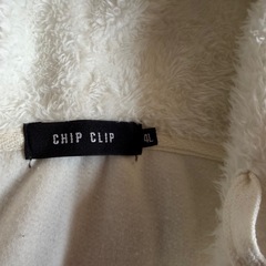 CHIP CLIP フリースジャケット ホワイト
の画像