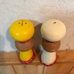 【アンティーク塩コショウ入れ】ペッパー、ソルトの画像
