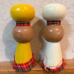 【アンティーク塩コショウ入れ】ペッパー、ソルトの画像