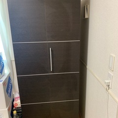 【3/28・29限定】多機能ワードローブ（幅77×高190×奥56）※解体不可・大型の画像