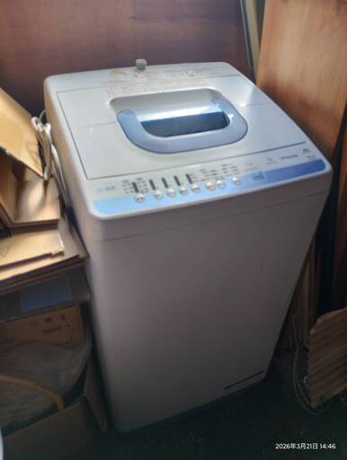 洗濯機（日立のNW-T73　2017年製）お譲りします。