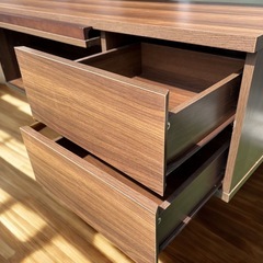 ⭐️良品⭐️北欧テレビ台 BRACE ブレス 幅120cm 木目調 収納付き ローボードの画像