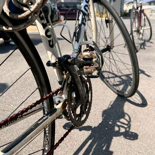【配送に変更可能✨】 GIOS クロモリロードバイク　VIAGGIO 白