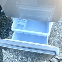 【美品】AQUA 冷蔵庫 201L AQR-20M(S) 2022年製 シルバー 動作良好の画像