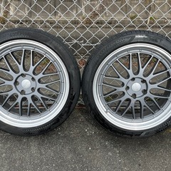 【美品格安】BBS風 20インチ 4本通し RAYSセンターキャップ ガリキズ少ないの画像