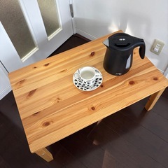 【説明書付】無印良品パイン材ローテーブルの画像