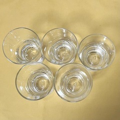 【未使用】食前酒 冷酒グラス 小さめグラス5個の画像