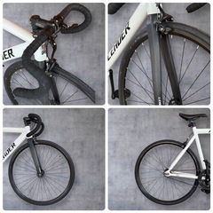 【美品】LEADER 721 ピストバイク ホワイトの画像