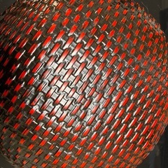 籃胎漆器（らんたいしっき）菓子器 丸盆 果物籠の画像