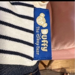 ダッフィー シェリーメイ ぬいぐるみ ペア デニムコスチュームの画像