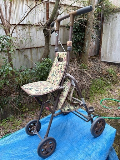 未使用 島製作所 シルバーカー サニーウォーカー 花柄（長期保管品）葵 