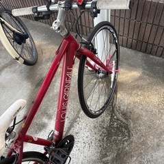 マウンテンバイク クロスバイク LOUIS GARNEAU6061アルミフレーム系モデル＋空気入れの画像