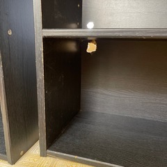 カラーボックス×2個 　3/23処分　高さ89×横44×奥行 29の画像