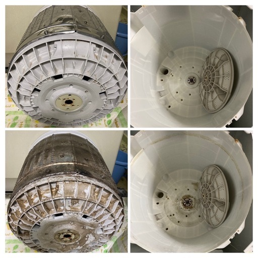 ハイアール（Haier）5.5kg﻿　2017年製　全自動洗濯機、JW-C55A 洗濯槽分解洗浄済　3ヶ月保証付