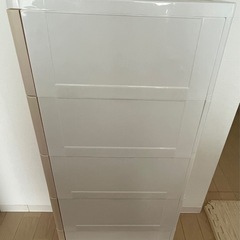 収納 ケース ボックス スリム 5段 キャスター付の画像