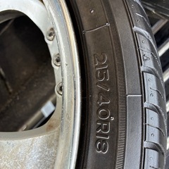 WORK アルミ4本セット 215/40R18の画像