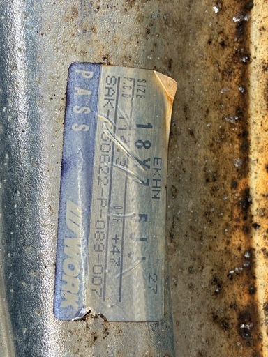 WORK アルミ4本セット 215/40R18