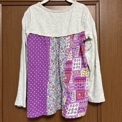 130サイズ　PAL HOUSE  パッチワーク柄　フラワーの画像
