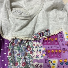 130サイズ　PAL HOUSE  パッチワーク柄　フラワーの画像