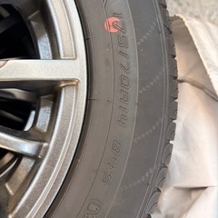 【走行100km未満】ダンロップ エナセーブ EC204 175/70R14 アルミホイール4本セットの画像