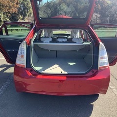 プリウス　30 ハイブリッド　赤の画像