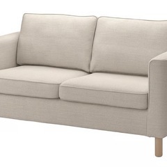 IKEA 2人掛けソファ　ベージュ　北欧・ジャパンディの画像