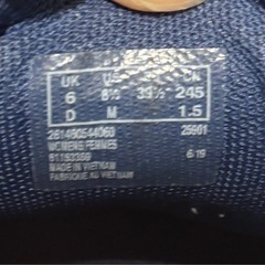 クラークス　clarks スウェードスニーカー　24.5cmの画像