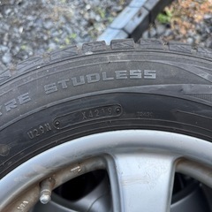 ダンロップ スタッドレス　195/65R15　タイヤホイールセット 5穴マルチの画像